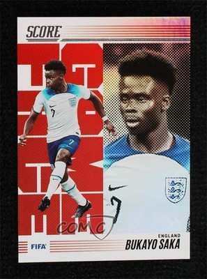 2022-23 Panini Score FIFA Game Face Bukayo Saka #5 6l7
