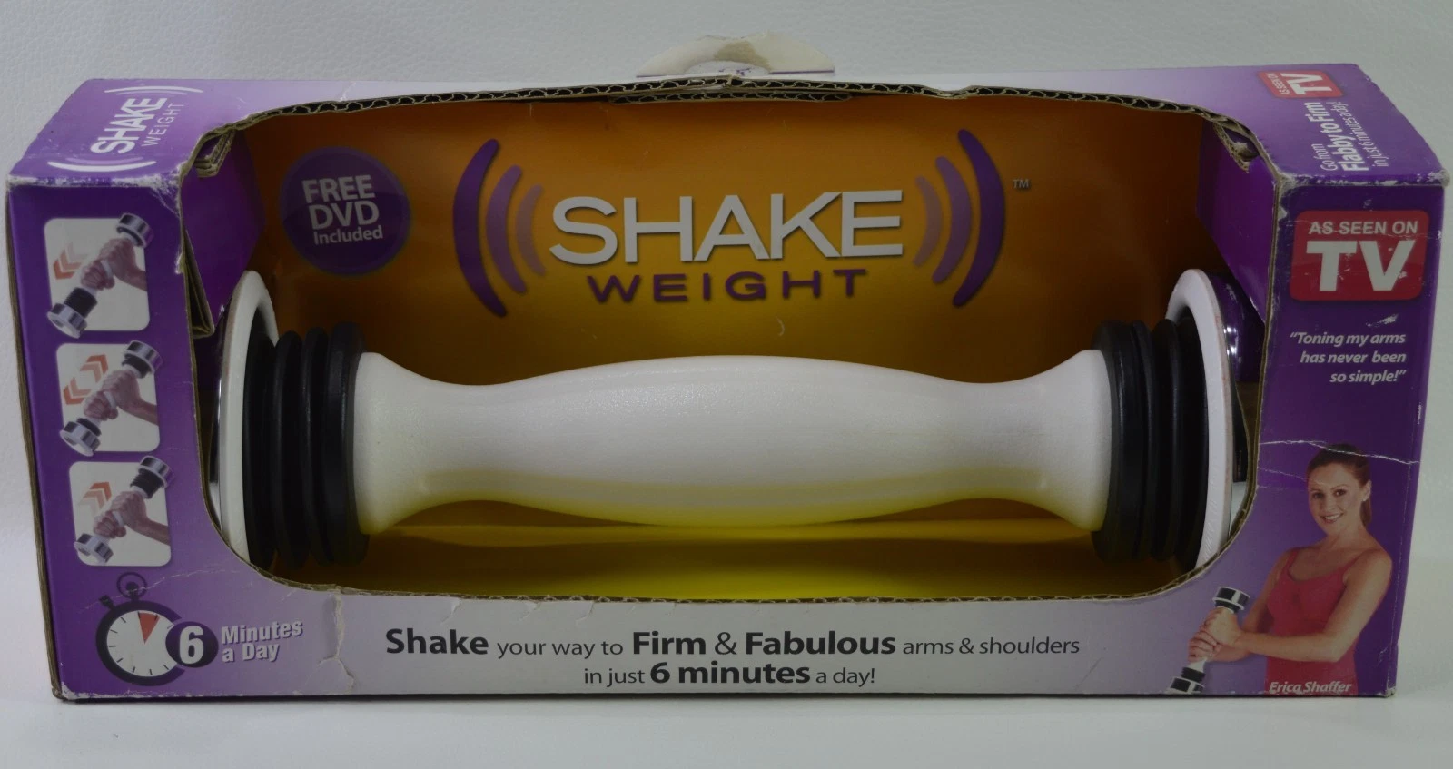 SHAKE WEIGHT 2.5 Pounds Fitness Strength Training Dumbbell