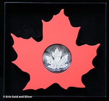 2015 20 Canadian Maple Leaf 1 oz Silver Coin in OGP