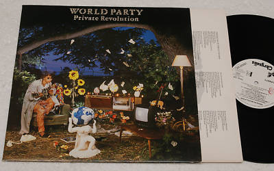 WORLD PARTY:LP-1°PRESS ITALY PROMO+TESTI NM