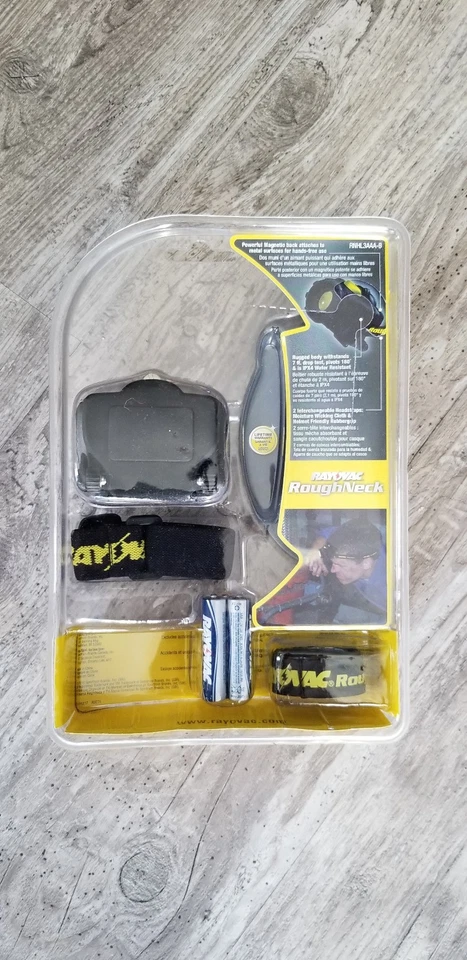 Светодиодный фонарик Rayovac RNHL3AAA-B RoughNeck с 3 щелочными батареями AAA - Изображение 2 из 2