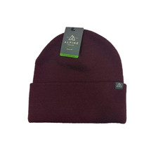 Alpine Design Unisex Adult Fleece Beanie hat, Maroon, One Size