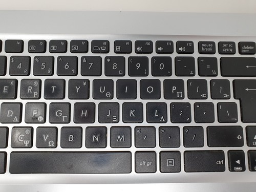 ASUS X556U Keyboard Palmrest 13N0-SGA0821 13NB09S2AP0321 US Layout Greek Layout - Picture 8 of 19