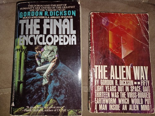 14 Paperback Book lot Gordon R. Dickson sci-fi vintage - Imagen 4 de 9