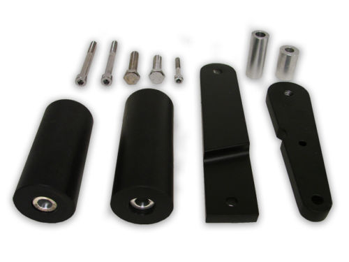 Protek Frame Slider Swing Arm Spool Kit Kawasaki 2009 2010 2011 EX650R Ninja 650 - Picture 5 of 11