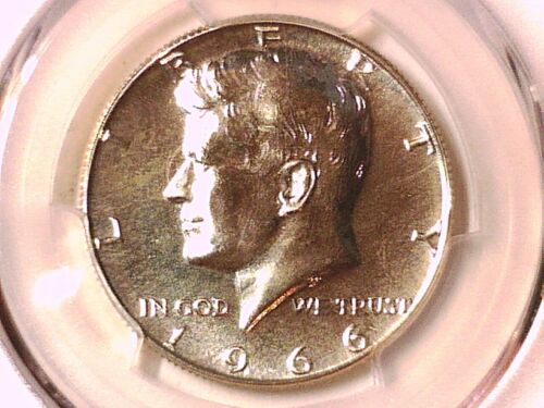 Medio dólar P Kennedy 1966 PCGS SP 67 SMS 37259864 - Imagen 1 de 3