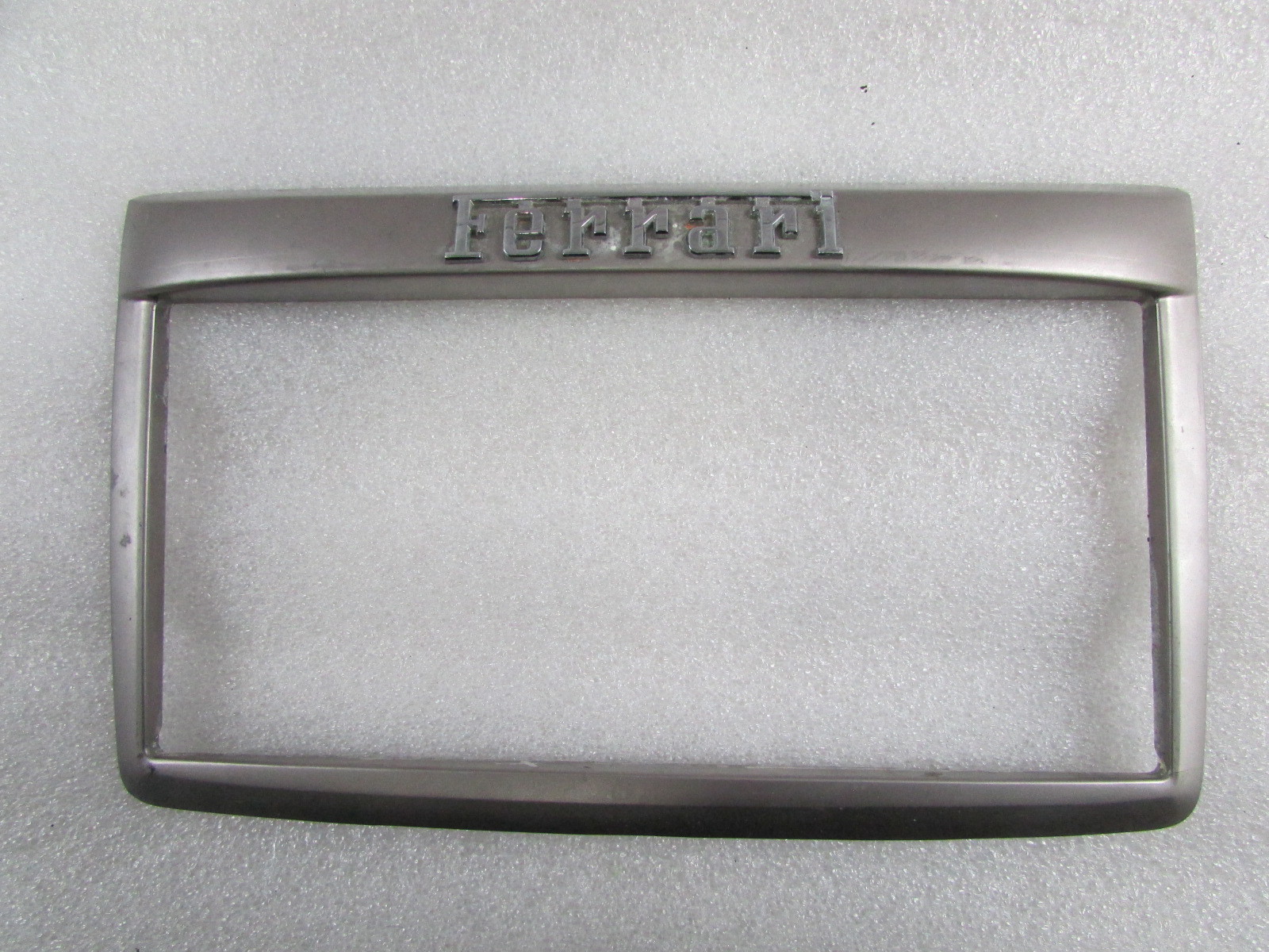 Ferrari California, Radio Bezel, Silver, Used, P/N 80521600