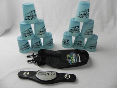 Speed Stacks Official WSSA Stacking Cups, Timer, Mesh Bag Lot
