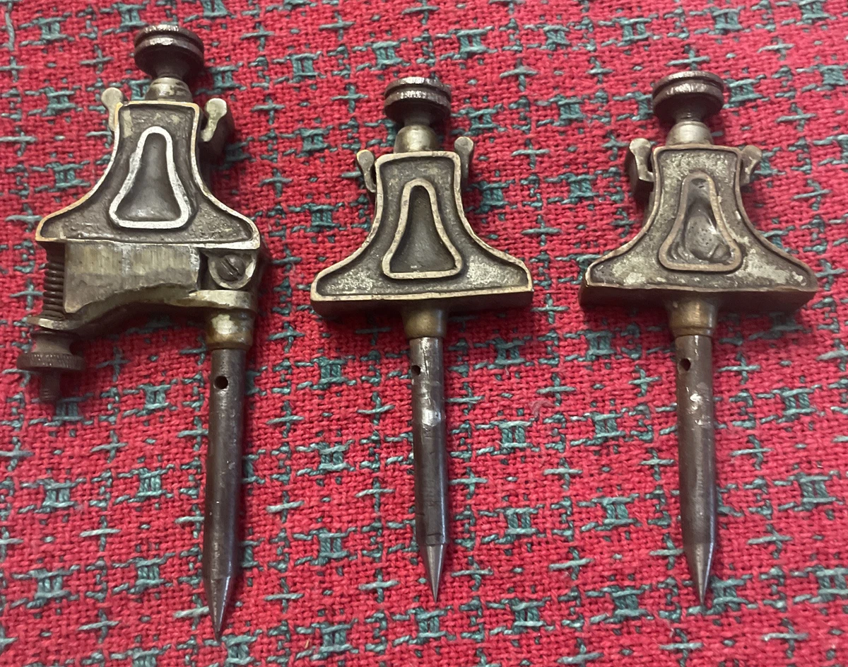Antique Trammel Points Ornate Brass - Bronze w Steel Points | eBay