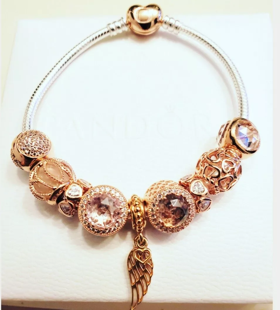 Authentic Pandora Rose Gold bracelet. NEW eBay