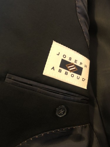 NWT Joseph Abboud Wool Black Double Vented Blazer Sport Slim Fit - Picture 11 of 11