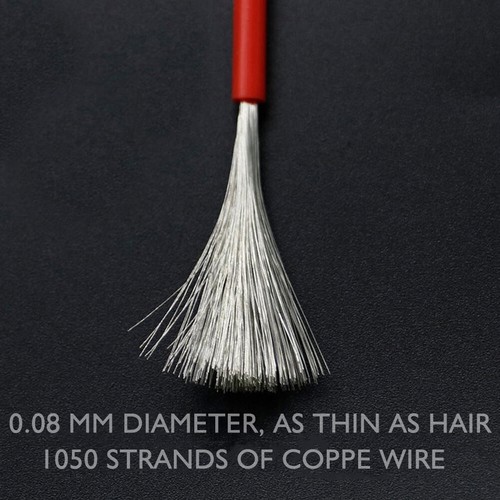 Black Red 10 AWG Solar Panel Extension Cable Silicone Flexible Wire Connectors - Picture 3 of 5