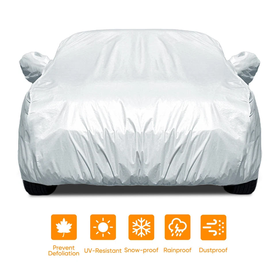 XL Full Car Cover Waterproof All Weather Protection For Honda Pilot 03-2021 3.5L Foto 2 de 4