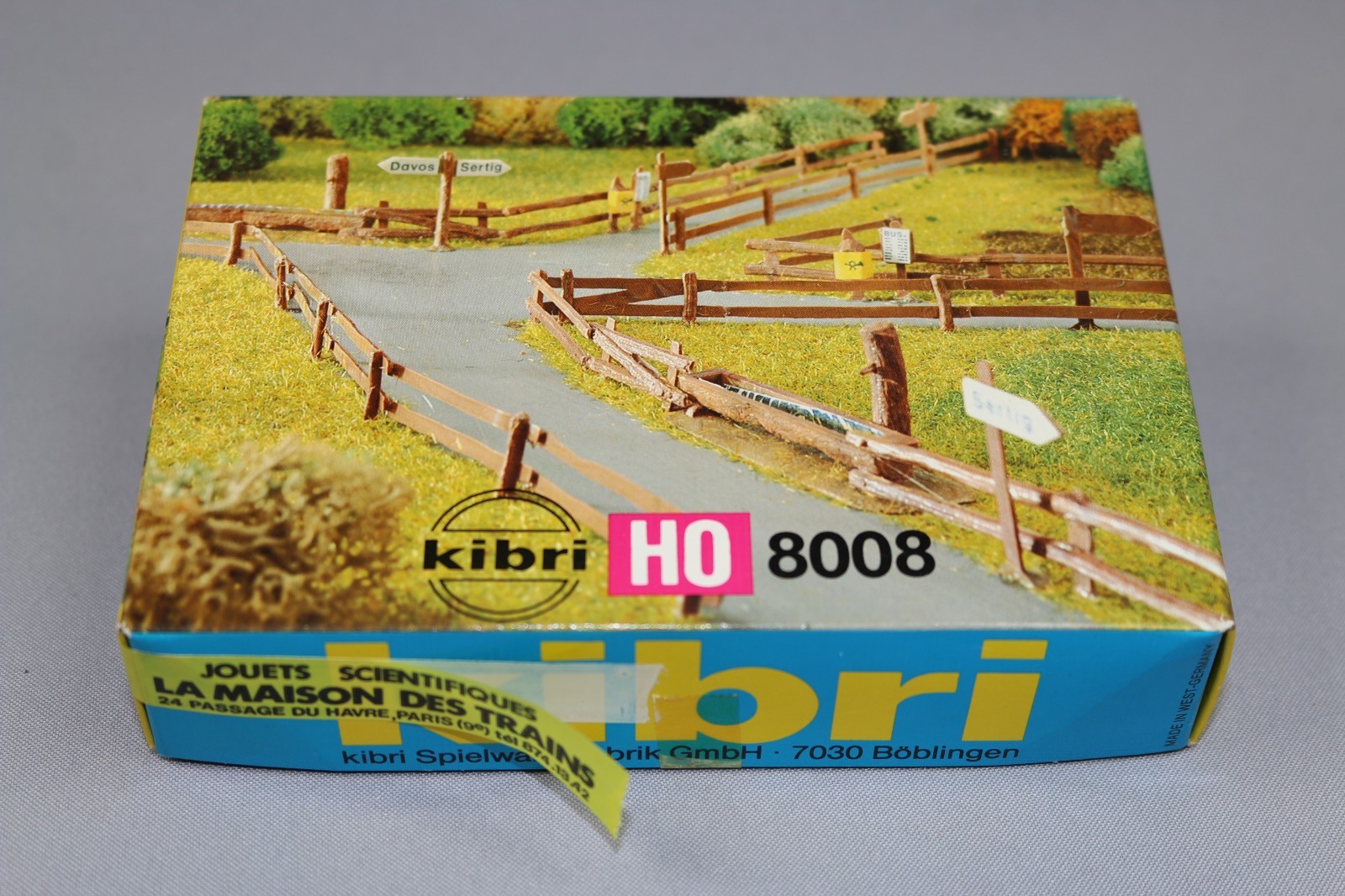 Barrière de montagne en bois HO Kibri 8008 pour diorama ferroviaire