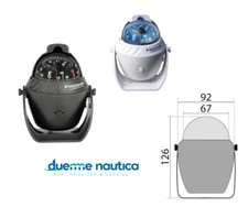 BUSSOLA BARCA NAUTICA "FINDER" 2" 5/8 OSCULATI ILLUMINATA 12V CON STAFFA