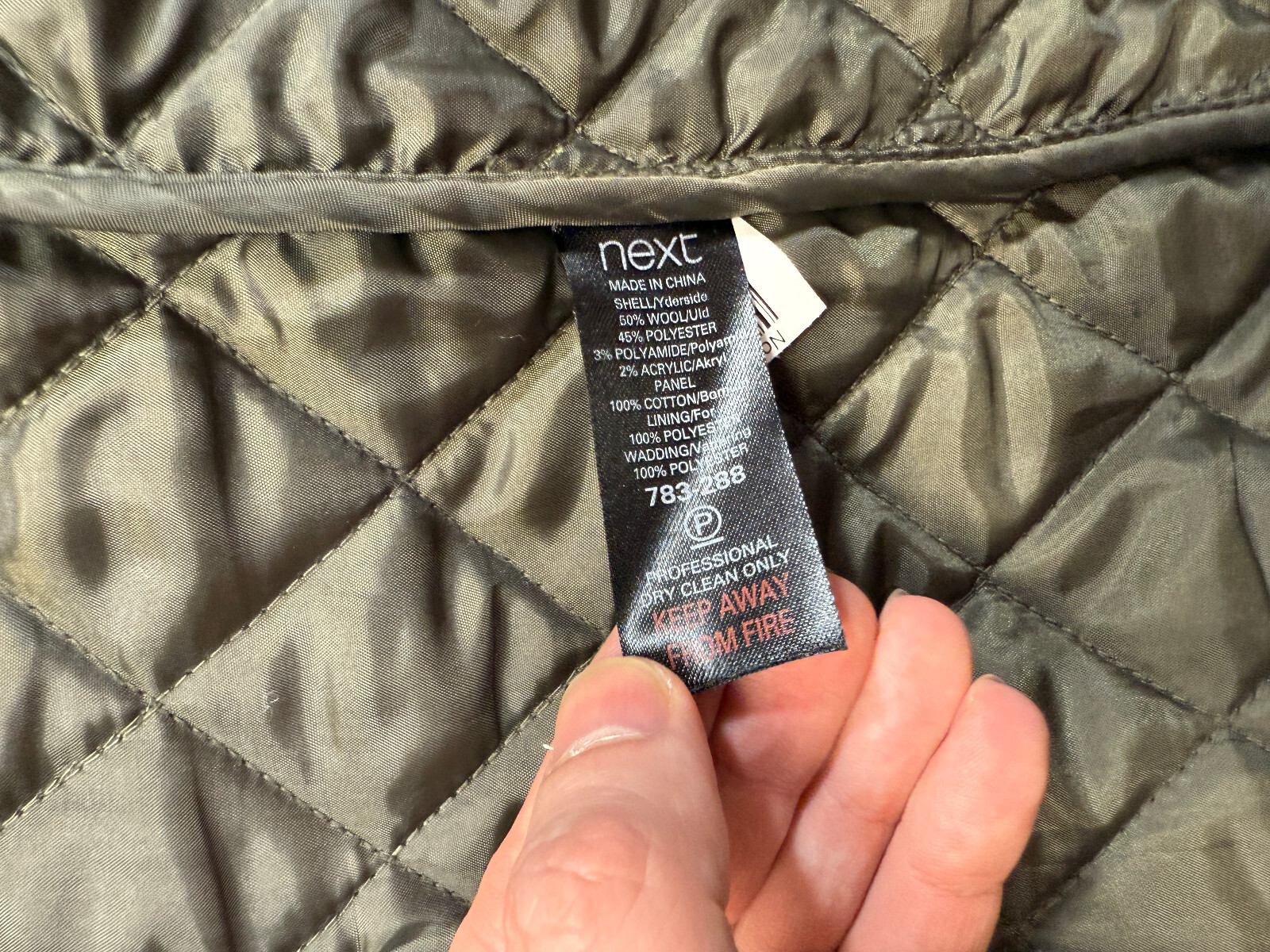 NEXT Authentic Custom Designed Wool Blend Vest Wa… - image 6