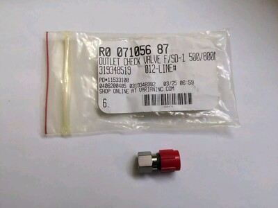 1 x Agilent Varian Outlet Check Valve 500-800mL PrepStar F/SD-1 R007105687
