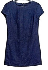 Gap Premium Women Classic Tailored Dress Size 2 Wool Lined Charcoal Gray Career