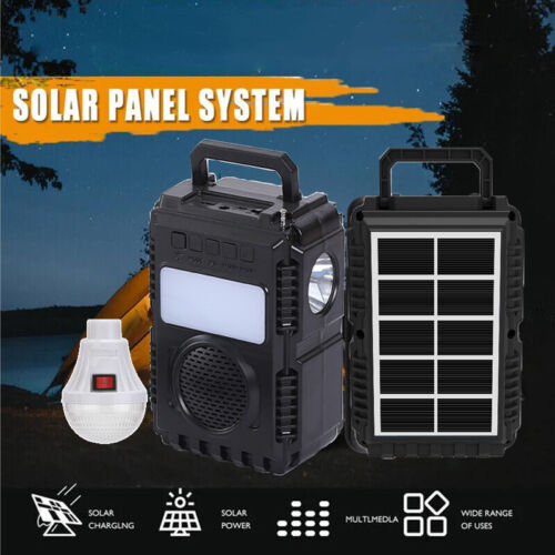 Solar Power Station Generator Panel Power Bank Outlet Camping Emergency Portable - Afbeelding 1 van 11
