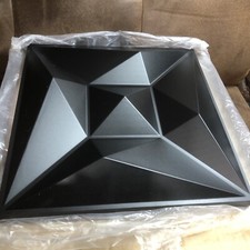 Black 3D Wall Panels PVC for Accent Wall - 17 Pack 12  x12  New 