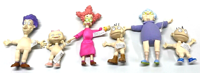 6VTG Rugrats Mattel Toy Dolls Pickles Family Stu Tommy Didi