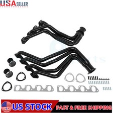 Exhaust Manifold Black Header For 77-79 Ford F150f250f350 4wd 351-400 Ci V8 Us