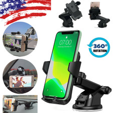 360 Universal Car Windshield Mount Holder for iPhone Samsung Cell Phone GPS