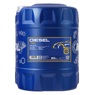 20 (1x20) Liter MANNOL 15W-40 Diesel Motoröl für Benzin- und Dieselmotoren