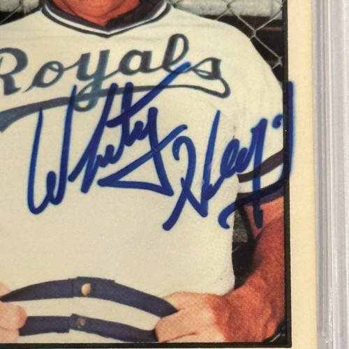 WHITEY HERZOG Signed 1978 SSPC 270 Card #224 Beckett Authenticated BAS - Picture 2 of 4