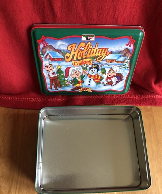 Vintage 1997 KEEBLER ELF COOKIES HOLIDAY TIN 