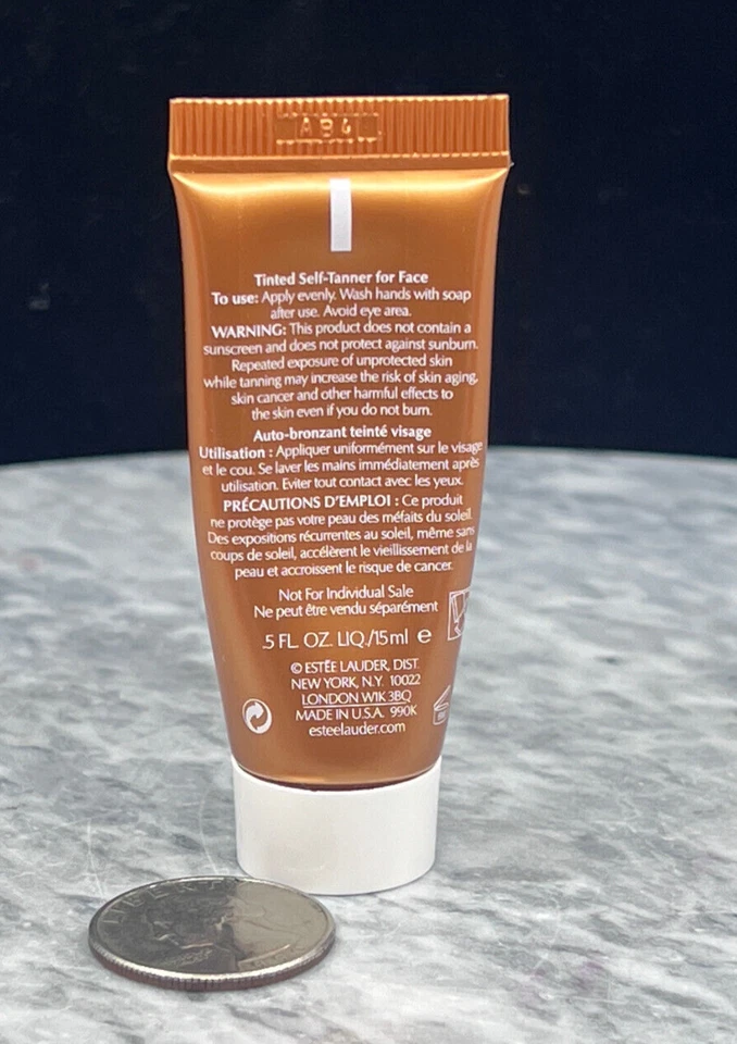 Estee Lauder Sun Performance SELF TAN for face tinted 0.5oz Sample size RARE - Image 3 of 4
