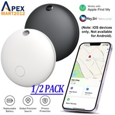 Smart Tag Key Luggage Pet Tracker Item Locator Work with Apple Find My iOS Only 