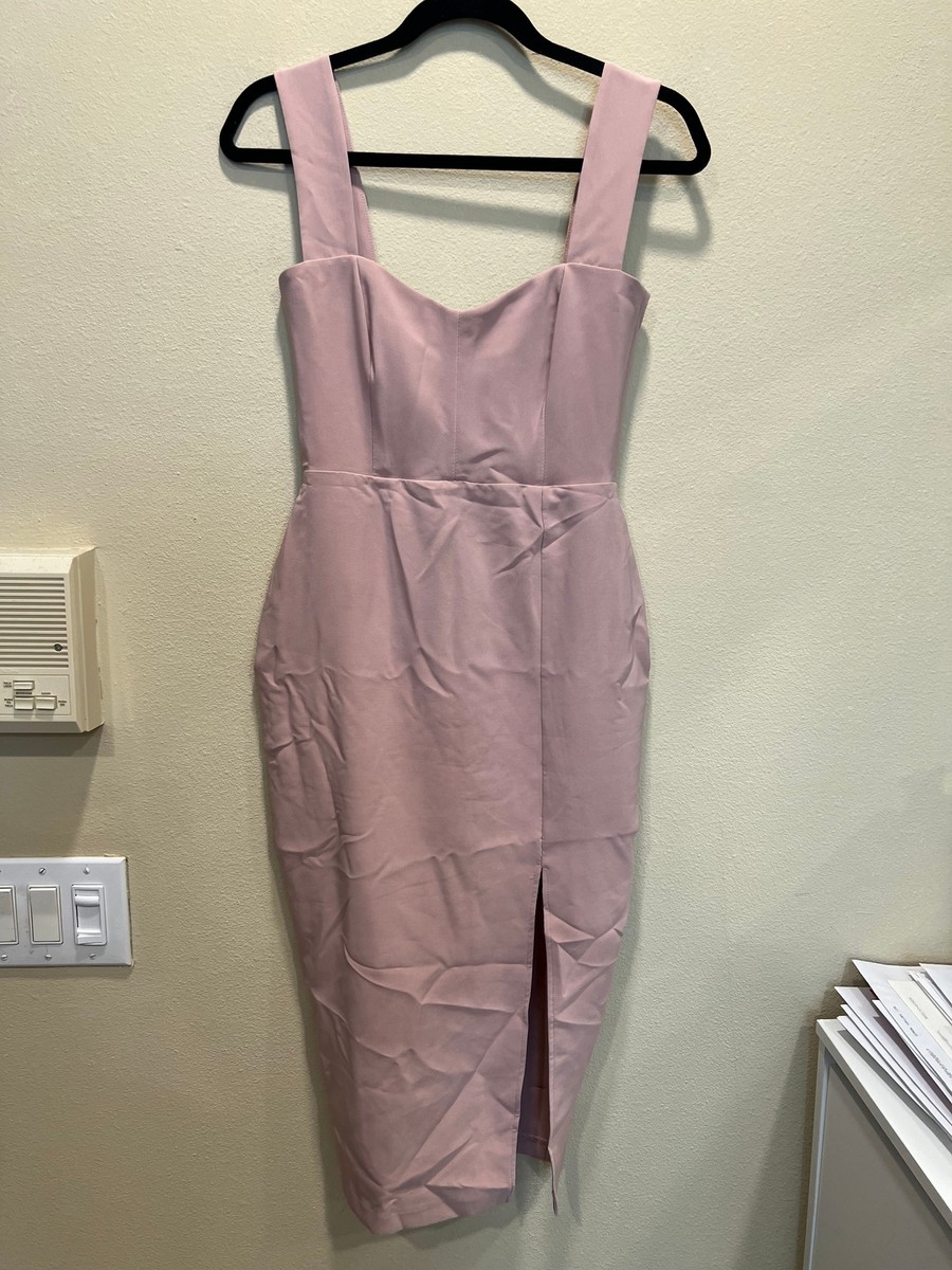 divine midi dress nookie NEW Size M Nookie Divine Midi Dress in Dusty Pink REVOLVE MSRP $239
