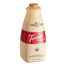 Torani Puremade White Chocolate Flavoring Sauce 64 fl. oz. - 4 Pieces