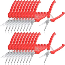 20 Pcs Bud Trimming Scissors Bulk 7.2 Inch Pruning Shears Garden Scissors for Pr