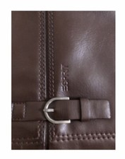 ESPRIT Borsa Donna Vintage Pelle Marrone