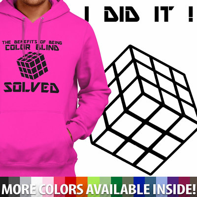 The Benefits of Being Color Blind Solved Unisex Mens Pullover
