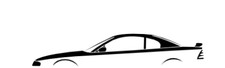 94-98 Mustang Silhouette 12 X2 Decals 1 Pair 1995 96 97 Cobra Gt V6 Sn95 Saleen