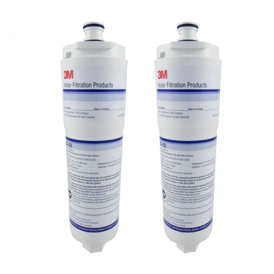 3M Cuno, CS-52 CS52, CS-452 Fridge Water Filter - Bosch Neff Siemens LG - 2 Pack - Image 2 of 3