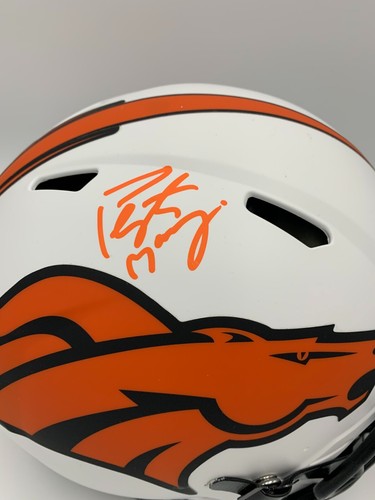 CASCO AUTÉNTICO PEYTON MANNING FIRMADO/AUTO'D BRONCOS AUTÉNTICO ECLIPSE LUNAR - FANÁTICOS - Imagen 2 de 7
