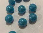 10 Bright Blue Shank Buttons 12mm A31-3 AUSSIE SELLER