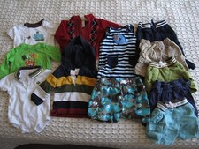 Boys Clothes Lot 6 to 12 Months / Gymboree Old Navy Gap Nano / 12 pc