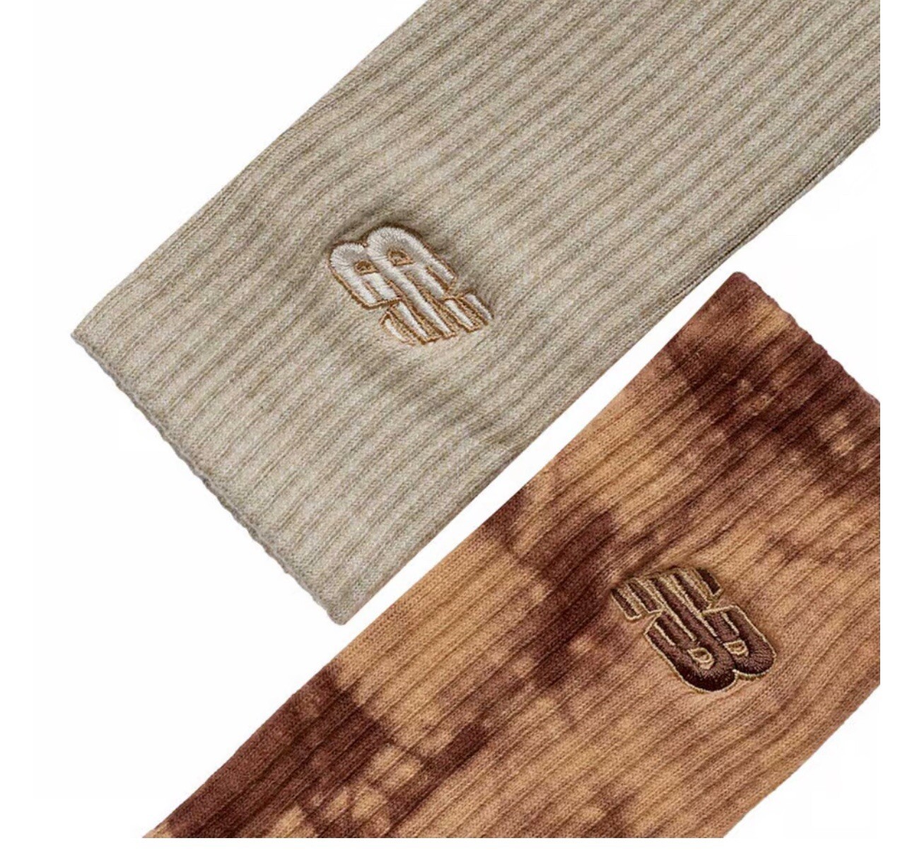 Socks New Balance Lifestyle Tie Dye brown (2 pairs)-image