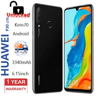 New Huawei P30 Lite 6.15  4/6+128GB Unlocked Android 3340mAh Global Version