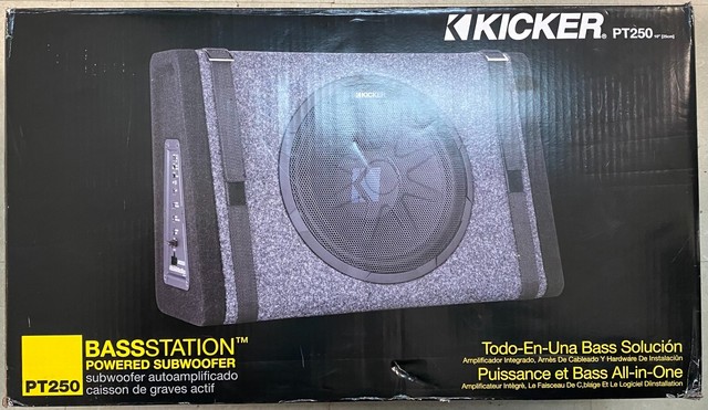 KICKER PT250 10″ Subwoofer with Built 