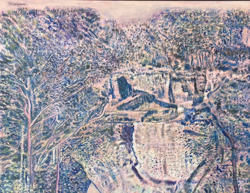 Earl Mayan Oil Painting Of Bibemus Quarry, Provence