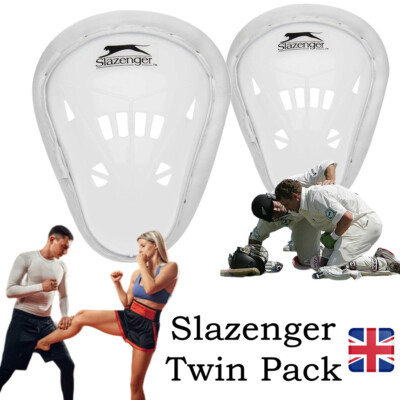 2 Slazenger Abdo Box Leistenschutz Cricket Bauchschutz Jungen oder Jugendliche Größen