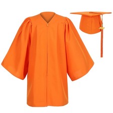 Matte Kindergarten Preschool Graduation Gown and Cap Set with Year Tassel for...