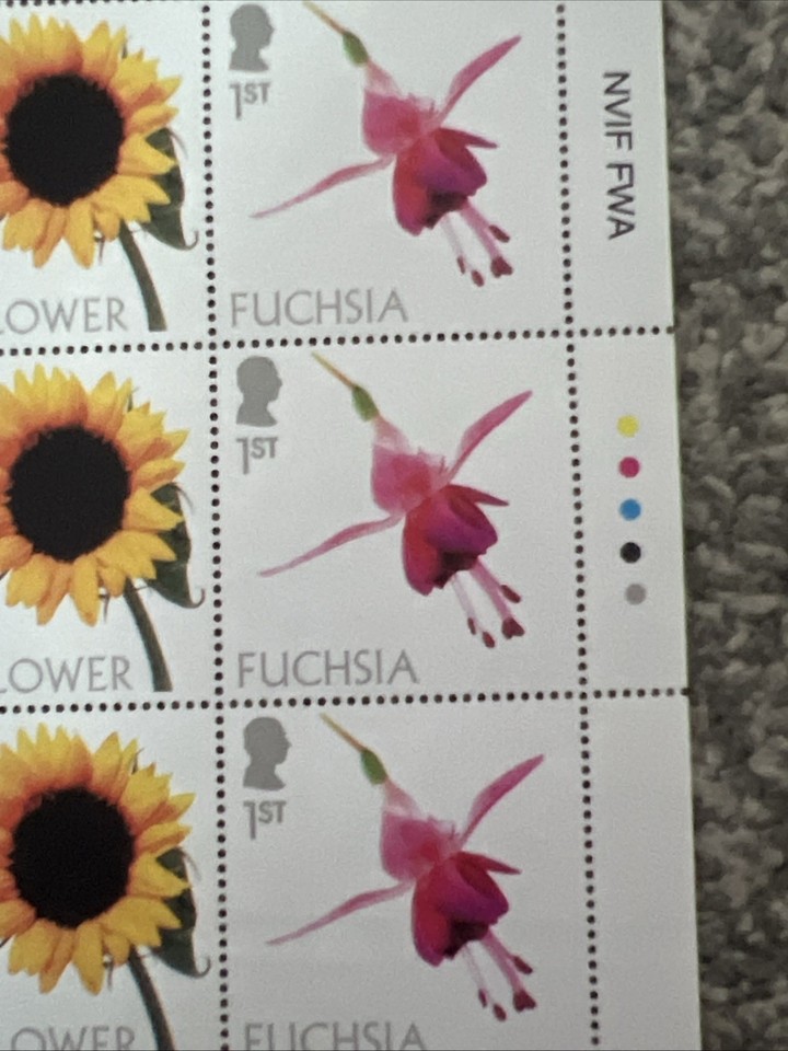 10x Sheets Of First Class X25 Flowers Stamps | eBay UK