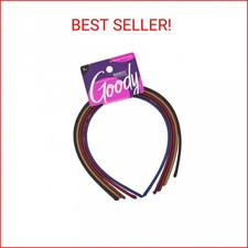 Goody Ouchless Classic Headband - 5 Count, Assorted Colors - For All Hair Types